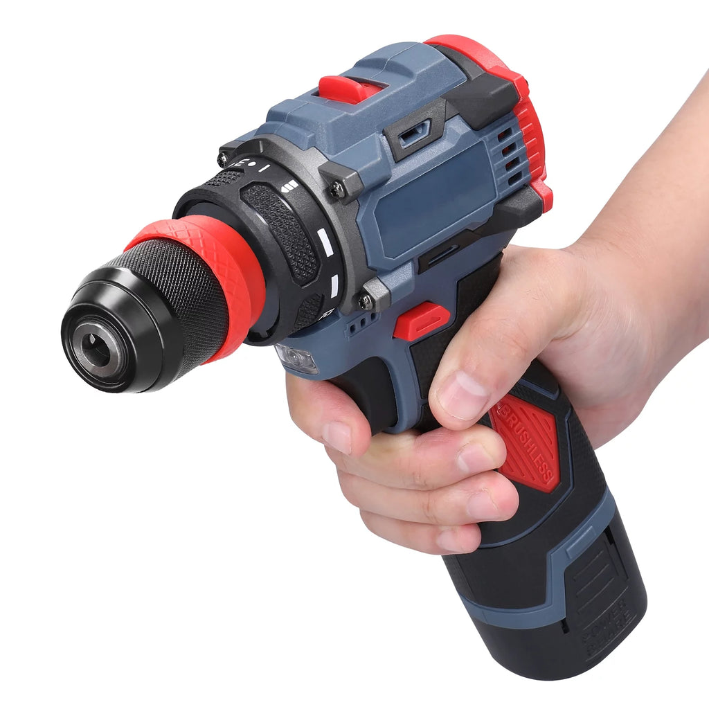 Electric Drill Screwdriver 45Nm Torque 16.8V Lithium R942