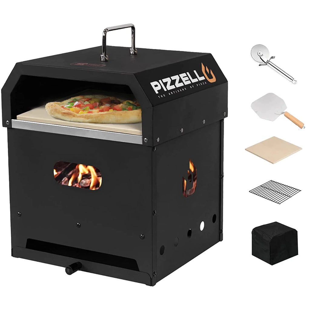 4 in 1 Wood Fired 12 inch Pizza Oven Y7480