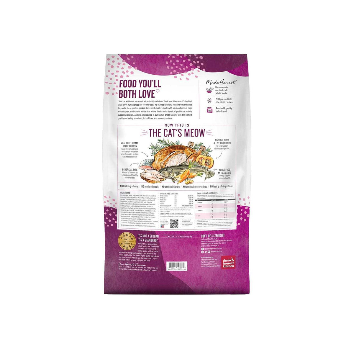 Grain-Free Chicken Fish Dry Cat Food Q910