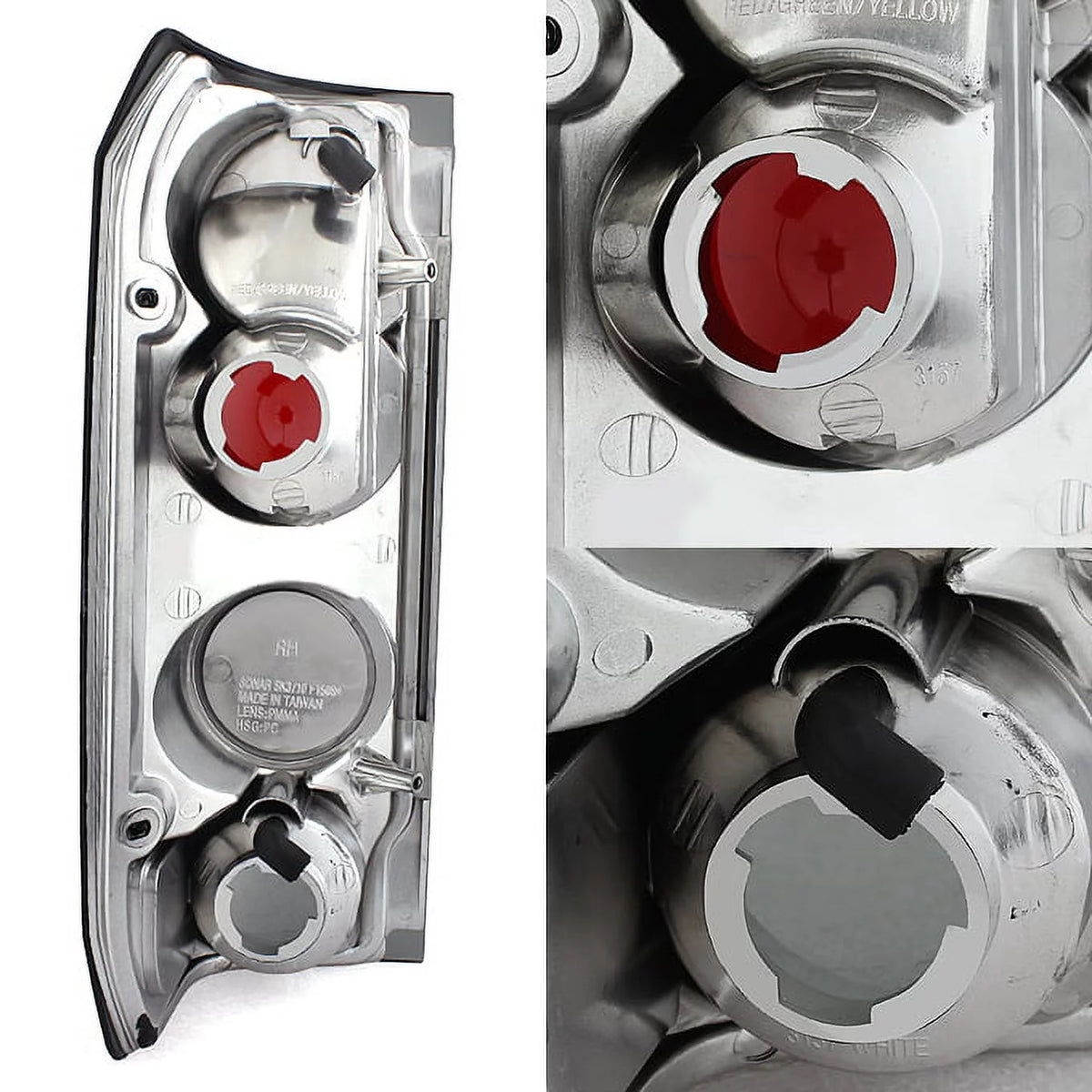 Black Headlights Lamps and Tail Lights H419696