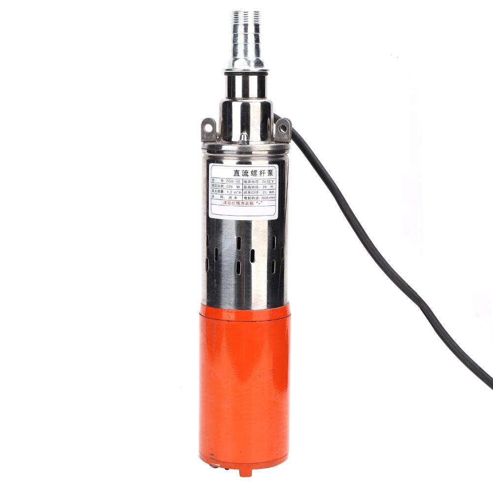 1-inch 12V Stainless Steel DC Screw Pump 260W M829