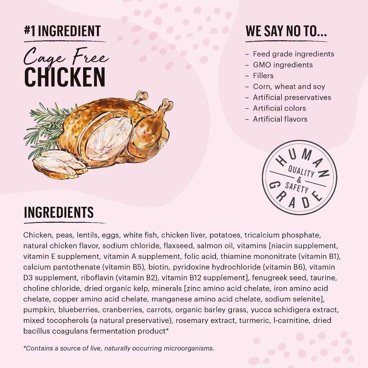 Grain-Free Chicken Fish Dry Cat Food Q910