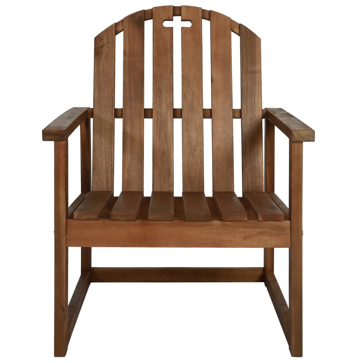 Set of 4 Acacia Wood Patio Lounge Set with Garden Bench and Coffee Side Table D890