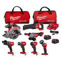 18V Lithium-Ion Brushless Cordless Combo Kit with Two 5.0 Ah Batteries (7-Tool) D181
