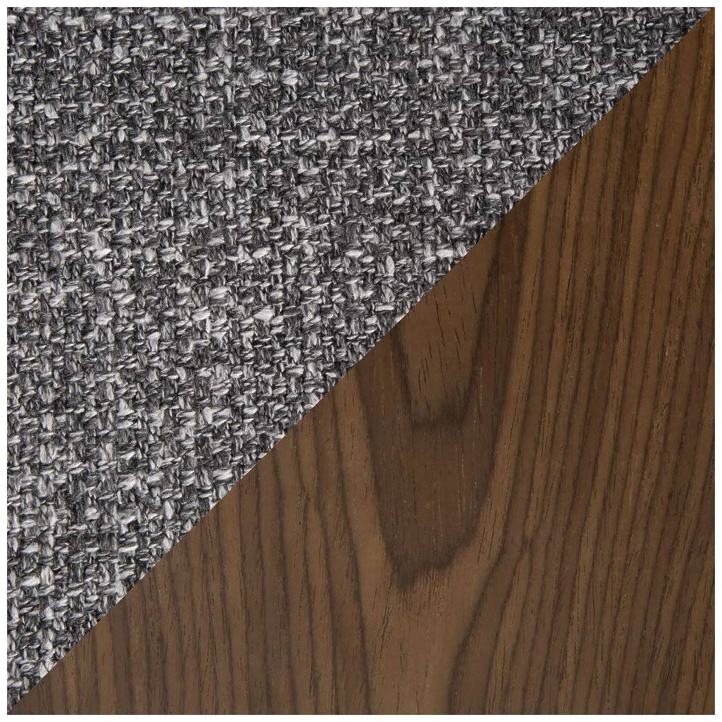 Walnut and Grey Noise Fabric Counter Stool H875050