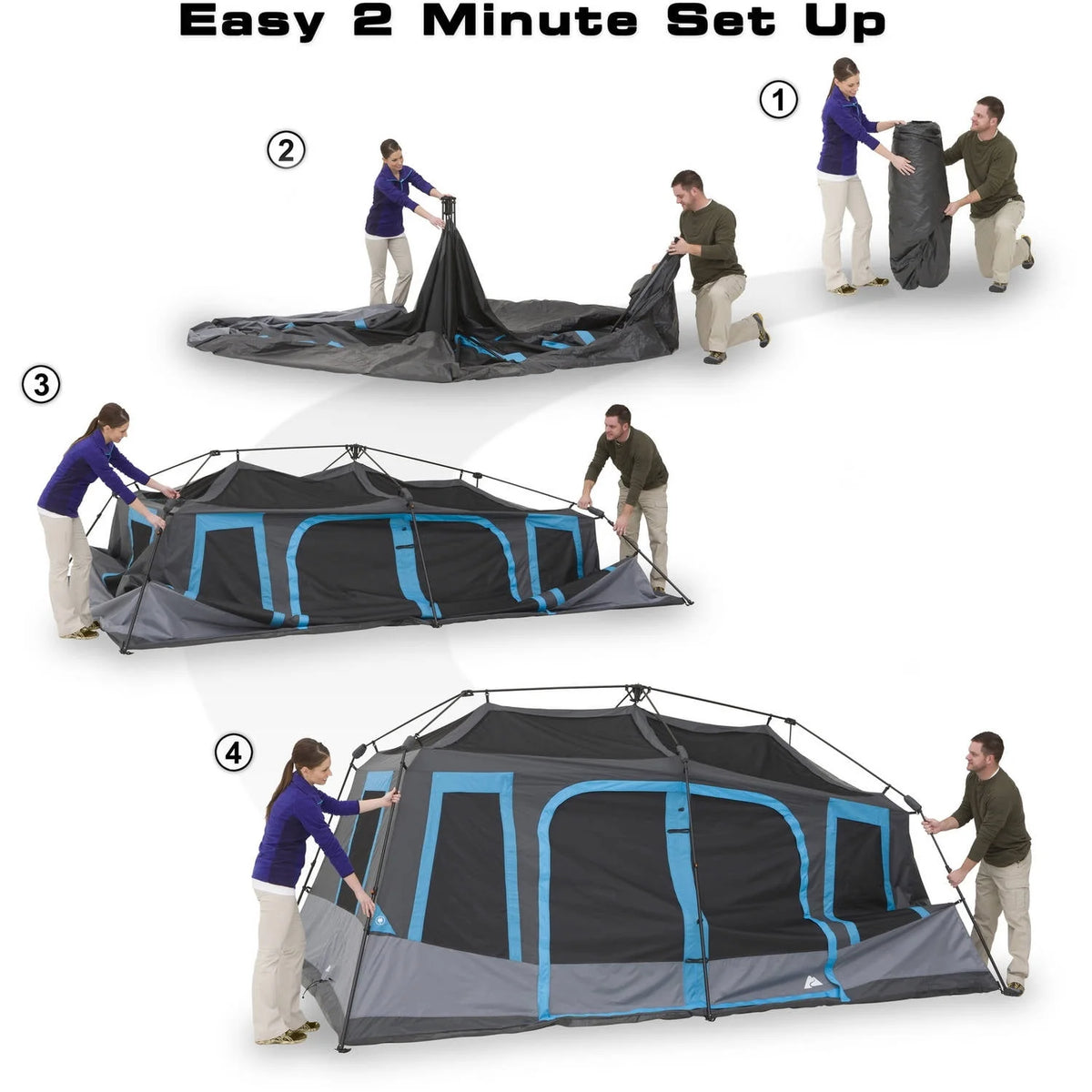 14'x10' 10-Person Instant Cabin Tent V5409