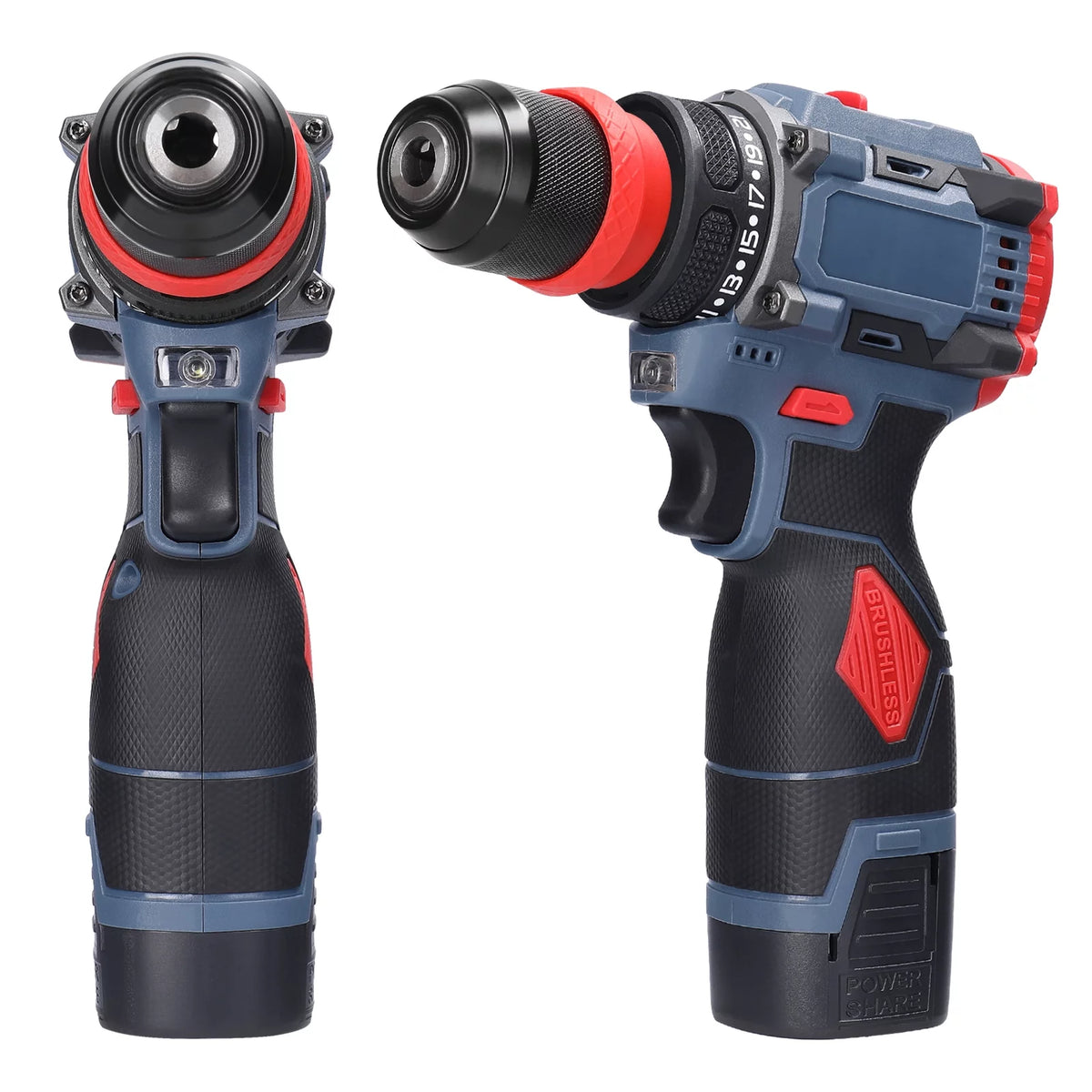 Electric Drill Screwdriver 45Nm Torque 16.8V Lithium R942