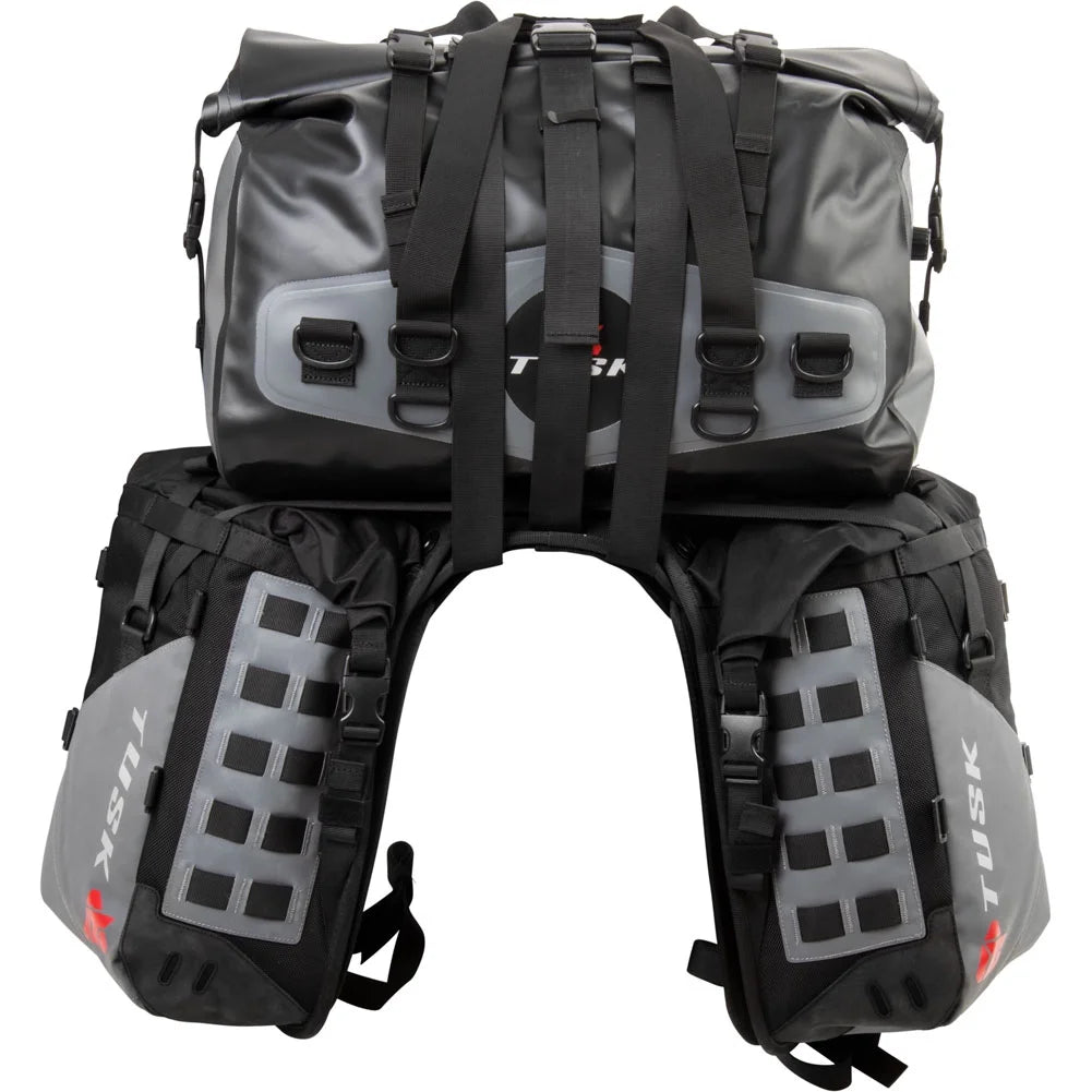 Rackless Luggage System with Medium Dry Duffel Tail Bag Standard Heat Shield I3397