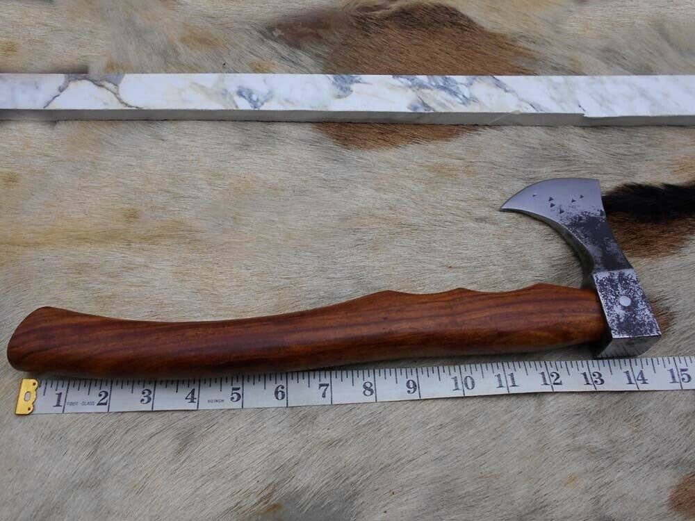 Long Hand Hammered Carbon Steel Axe G873