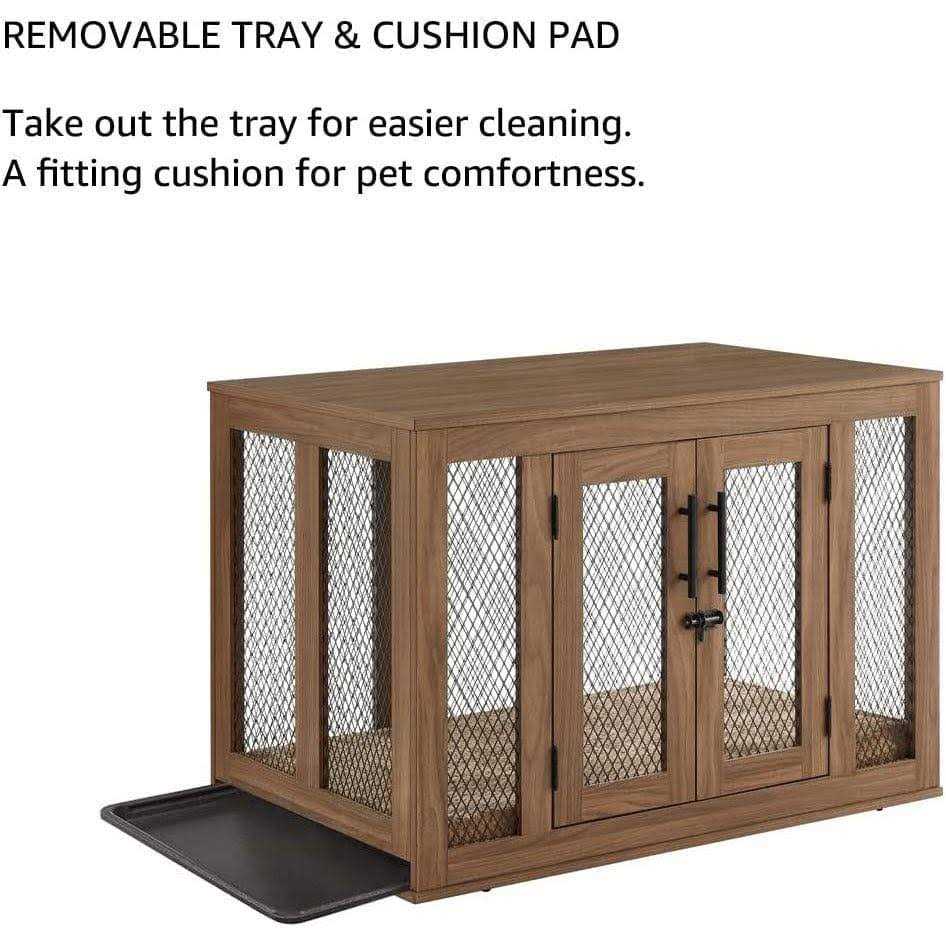 Furniture Style Dog Crate with Tray B22616