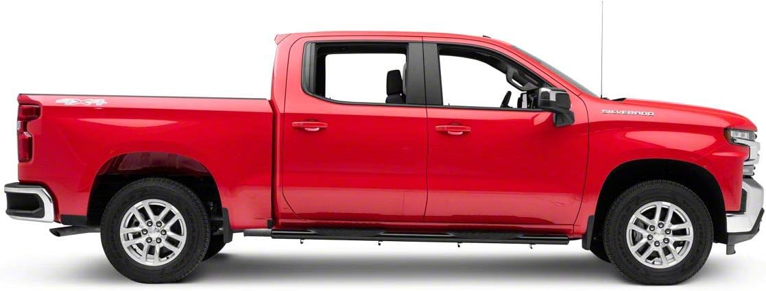 Black 5-Inch Oval Side Step Bars R872