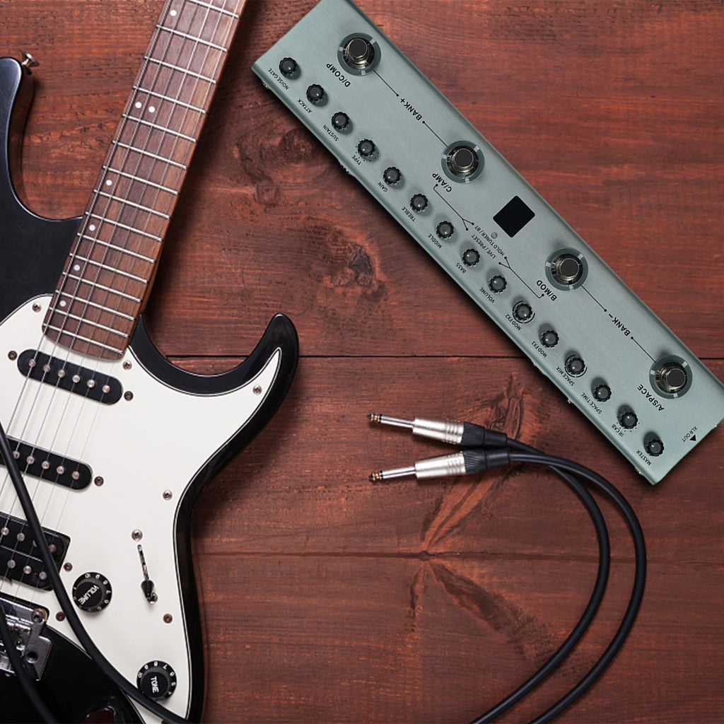 Effects Pedal with 3-Band Equalizers, XLR Balanced Output, and Multiple Delays/Reverbs D7034