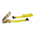 4 in. x 27 ft. Ratcheting Cargo Strap with Flat Hook F22255