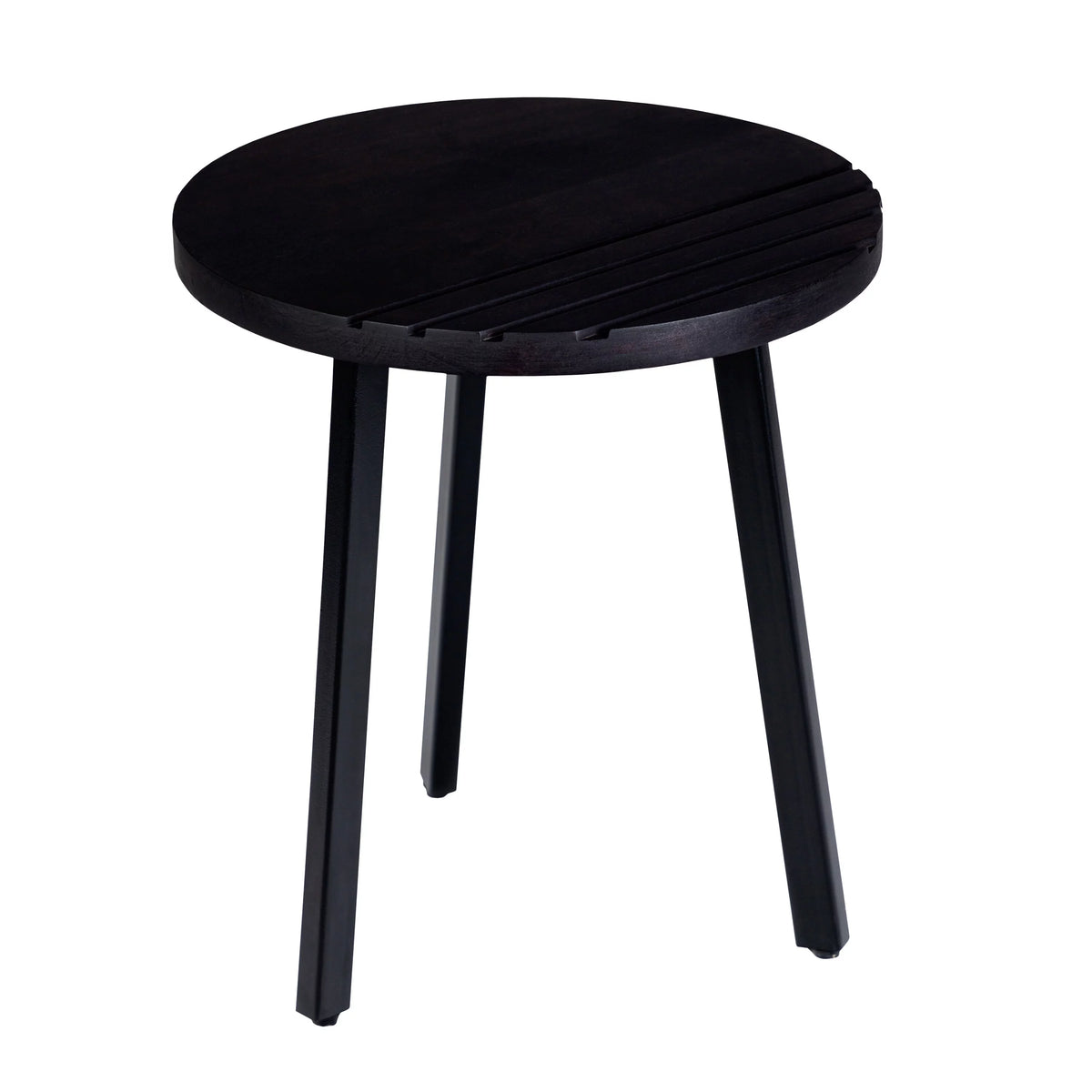 18 Inch Round Mango Wood Side End Table T606