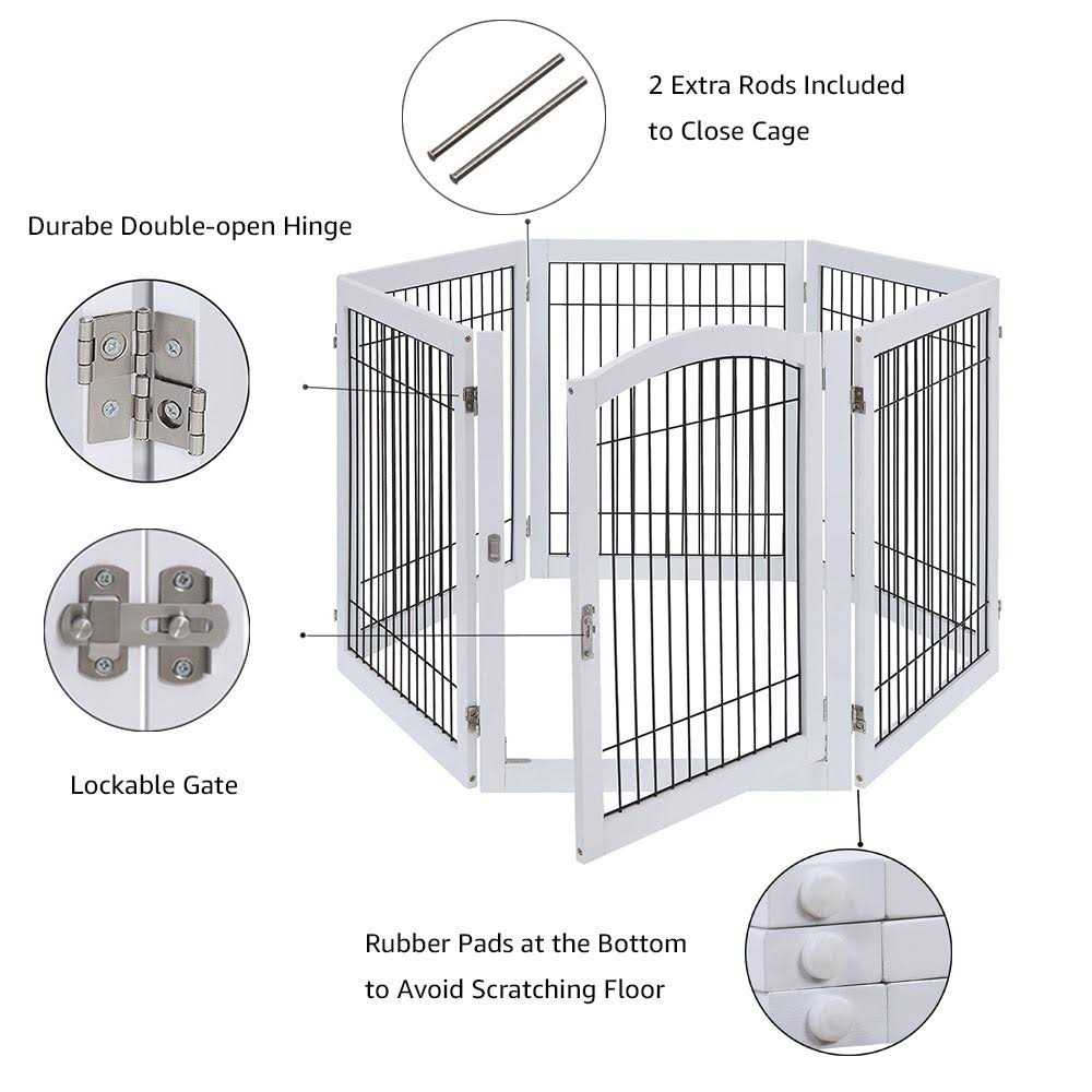 Freestanding Pet Playpen E63278