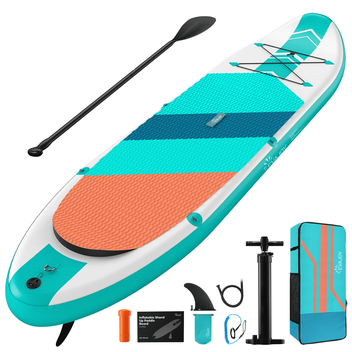 10.8 ft Inflatable Stand Up Paddle Board with Pump D231