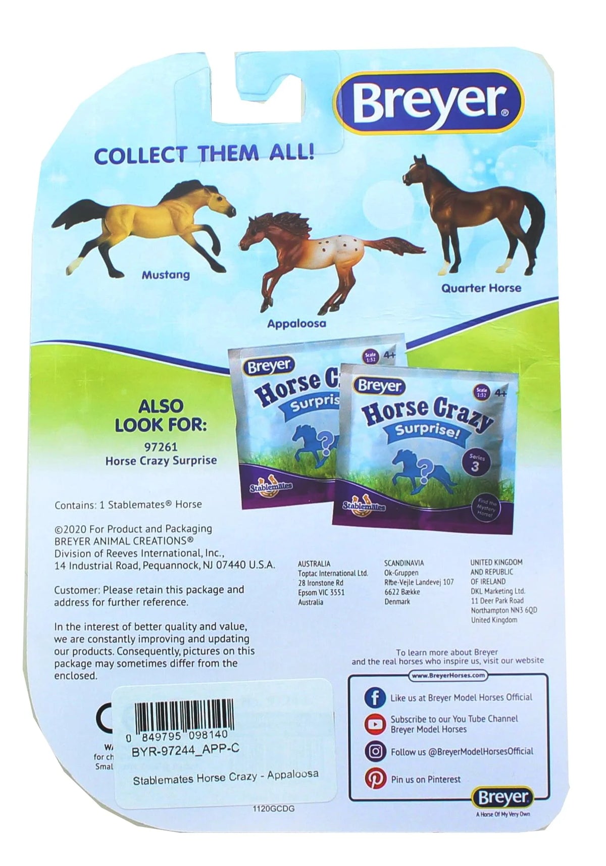Appaloosa 1:32 Scale Model Horse P3511