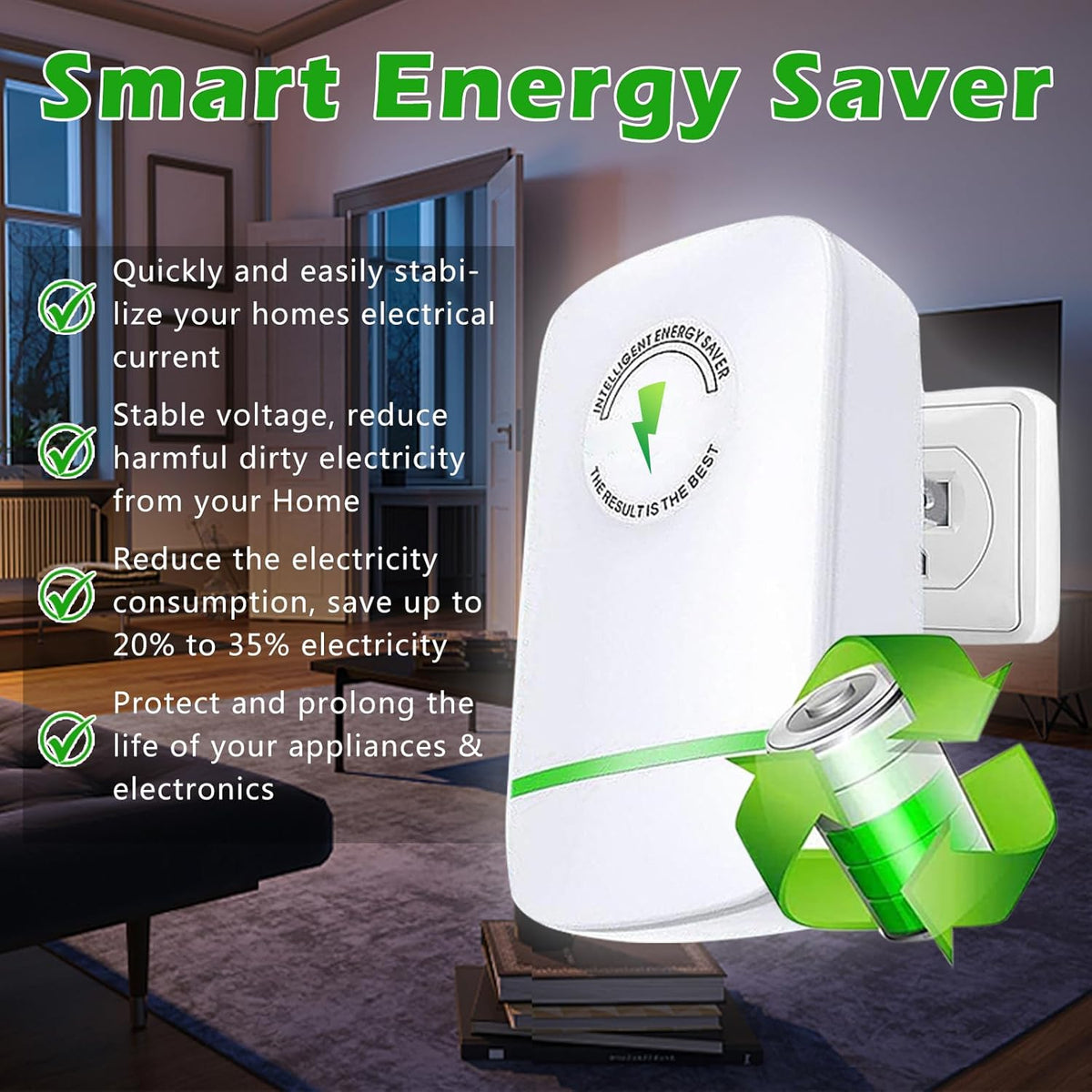 Energy Saving Device US Plug 90V-250V 30KW (6 PCS) S3601