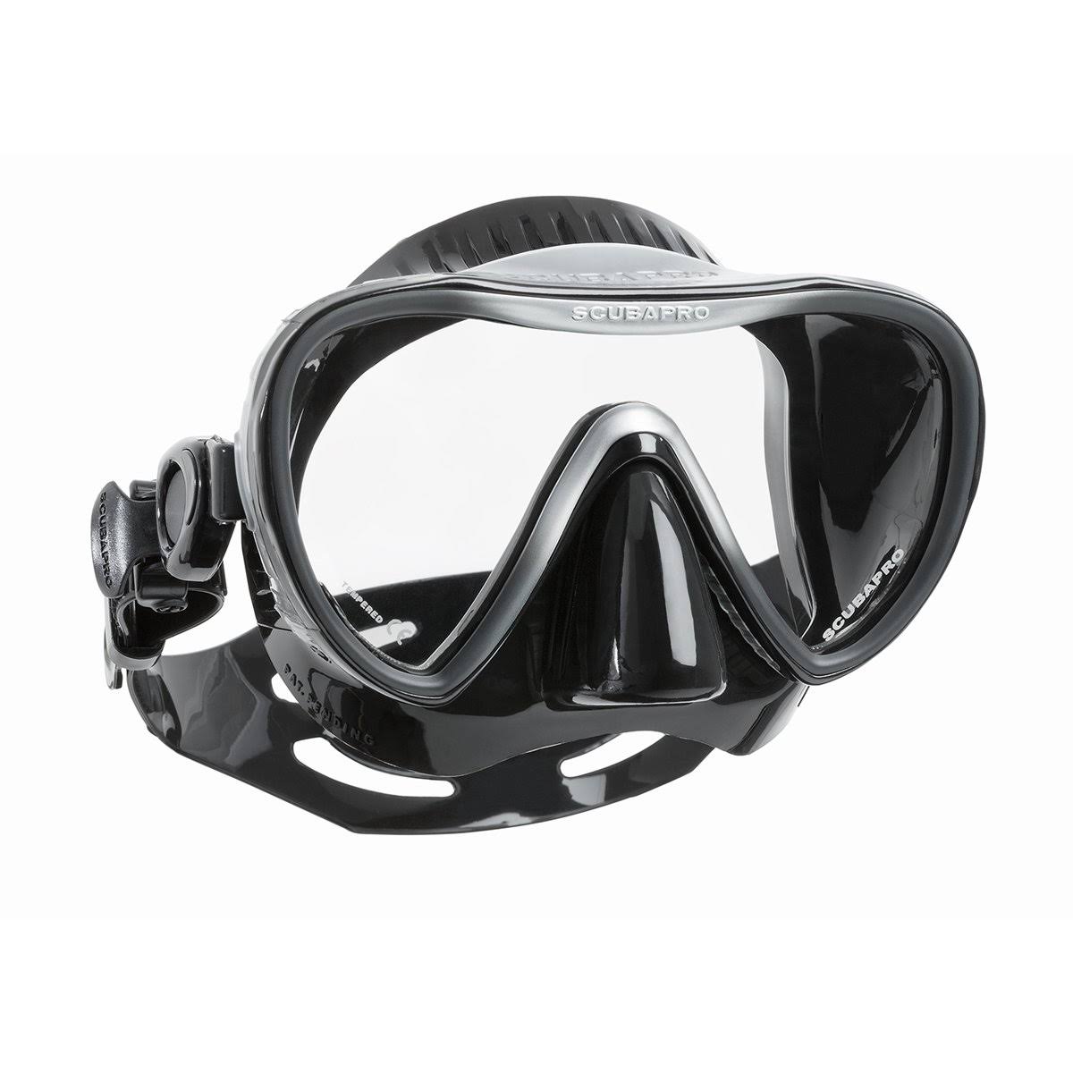 Black Silver Scuba Mask R319
