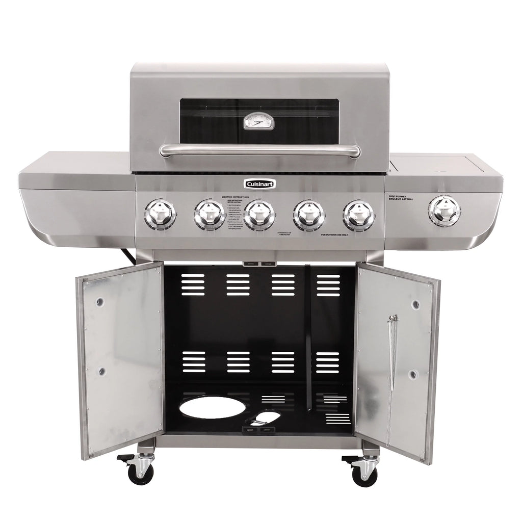 5-Burner Dual Fuel Gas Grill W6854