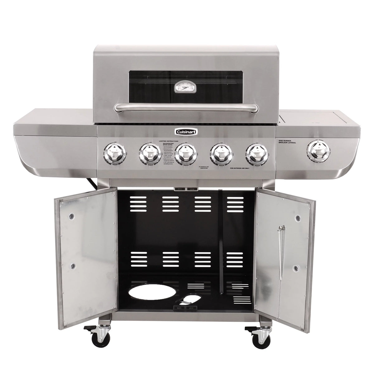 5-Burner Dual Fuel Gas Grill W6854