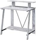 32'' Small Corner Computer Desk with Shelves U442132