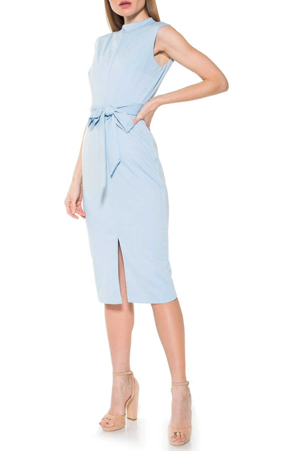 Halogenblue Midi Sheath D495698