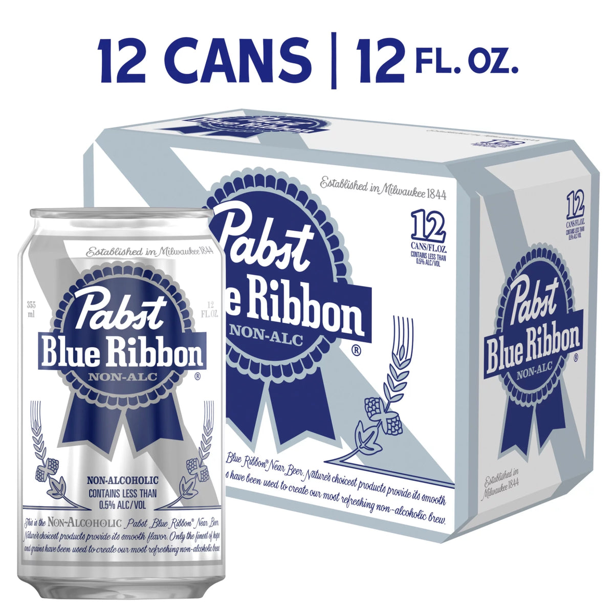 12 Pack 12 fl oz Non Alcoholic Beer F882