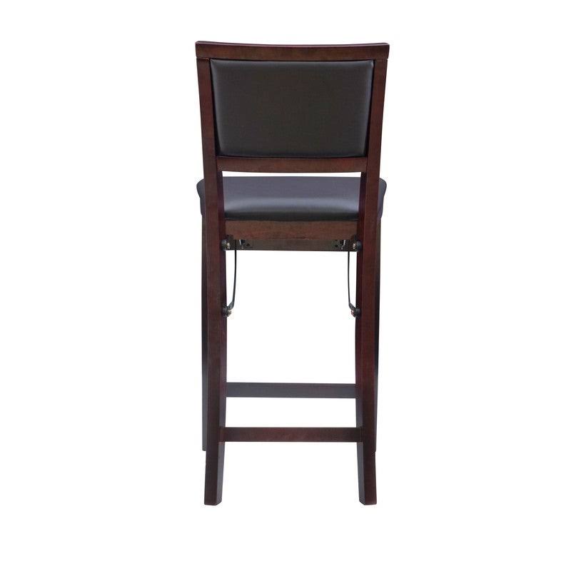 Dark Brown Folding Counter Stool D8154