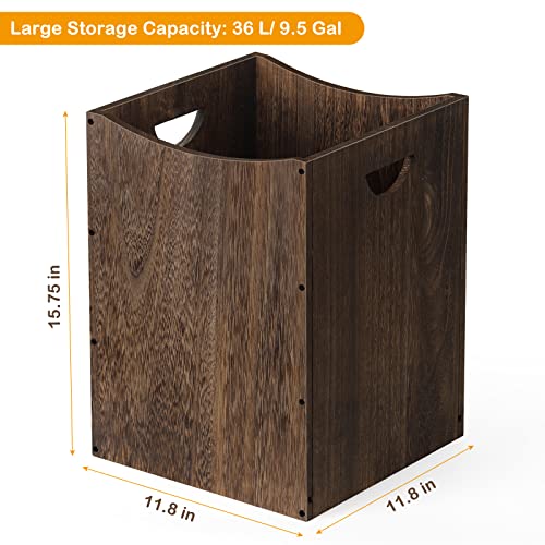 Wood 9.5 Gallon Trash Can U530684