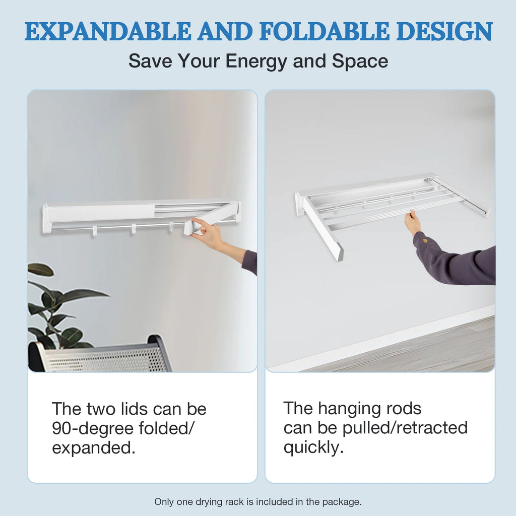 Wall Mounted Retractable Drying Rack M522
