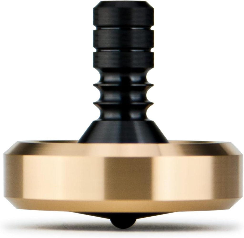 Brass Spinning Top with Titanium Stem, Pack of 2 M8335
