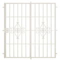 60 in. x 80 in. Navajo White Steel Patio Security Door J80249
