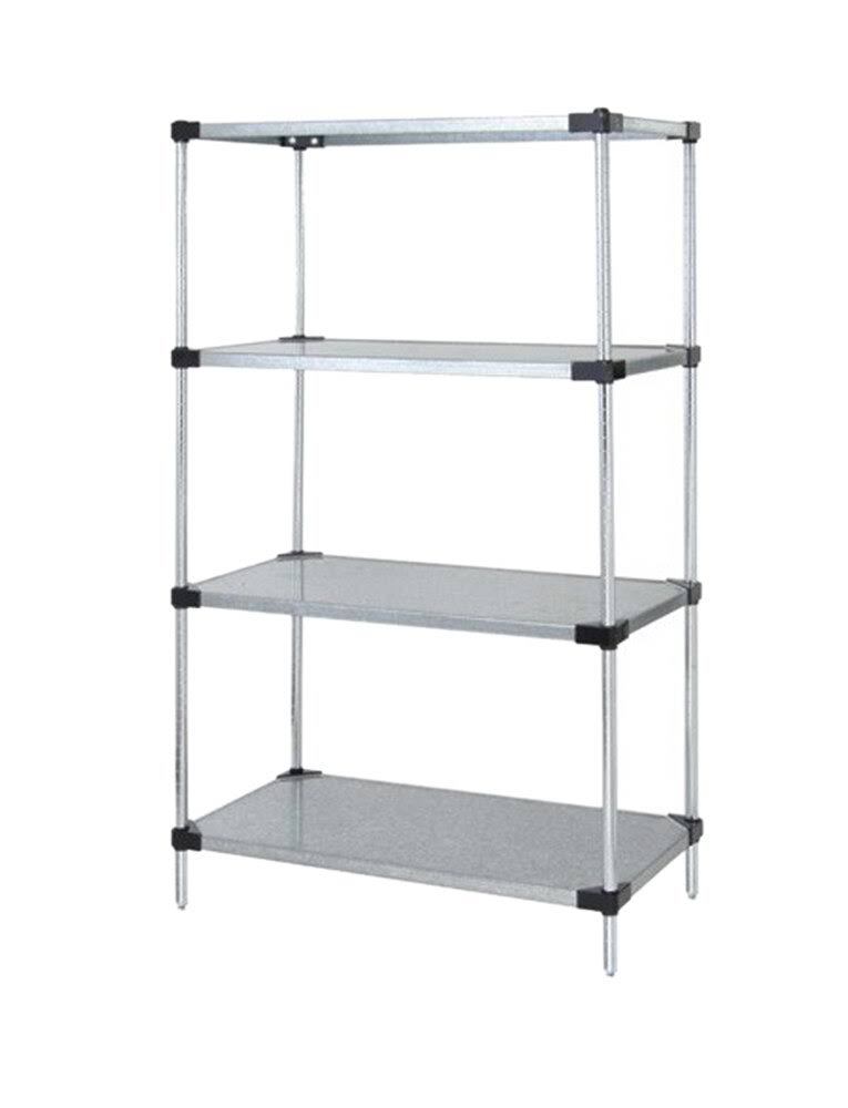 Galvanized Steel 4-Shelf Unit O429