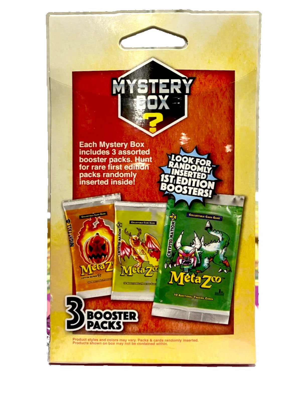 Trading Card Hanger Box with 3 Assorted Booster Packs G575697