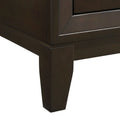 Brown 9 Drawer Wood Dresser with Mirror A6281