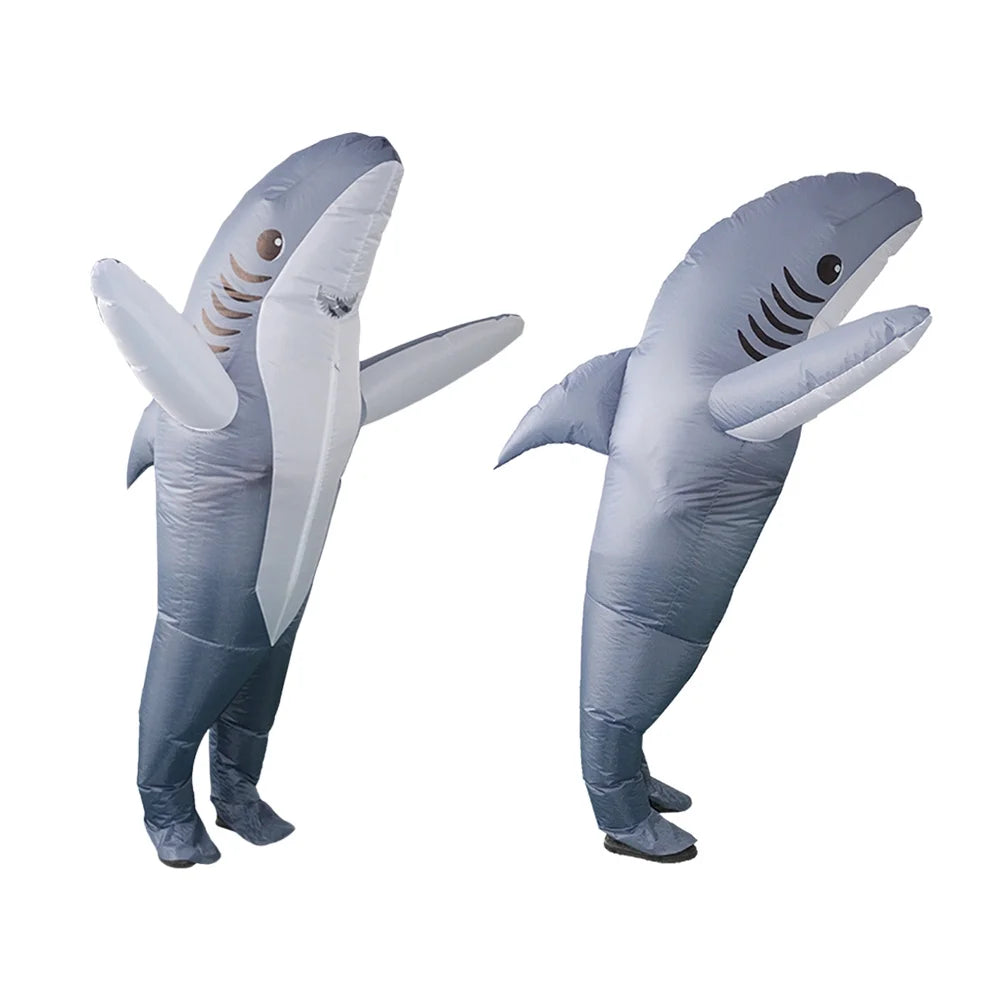 Dolphin Inflatable Costume (Grey) L7583