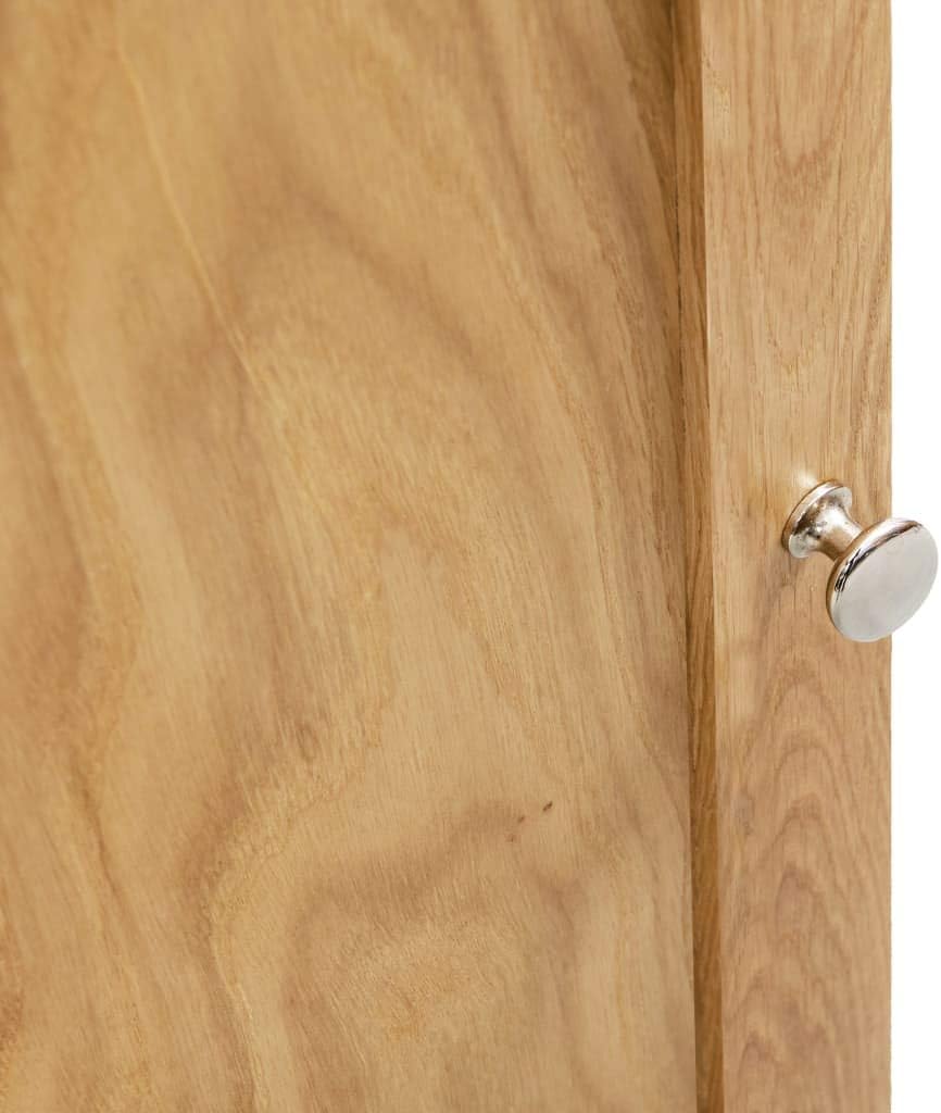 Solid Oak Wood Corner Cabinet D6105