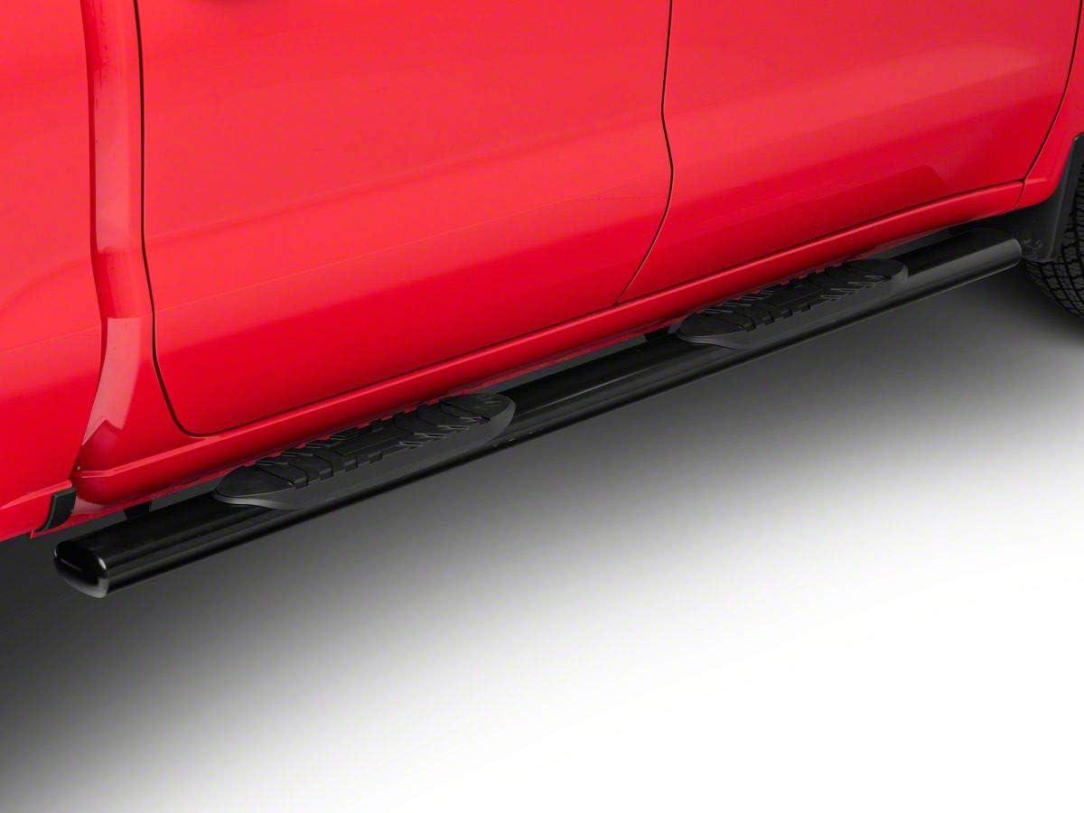 Black 5-Inch Oval Side Step Bars R872