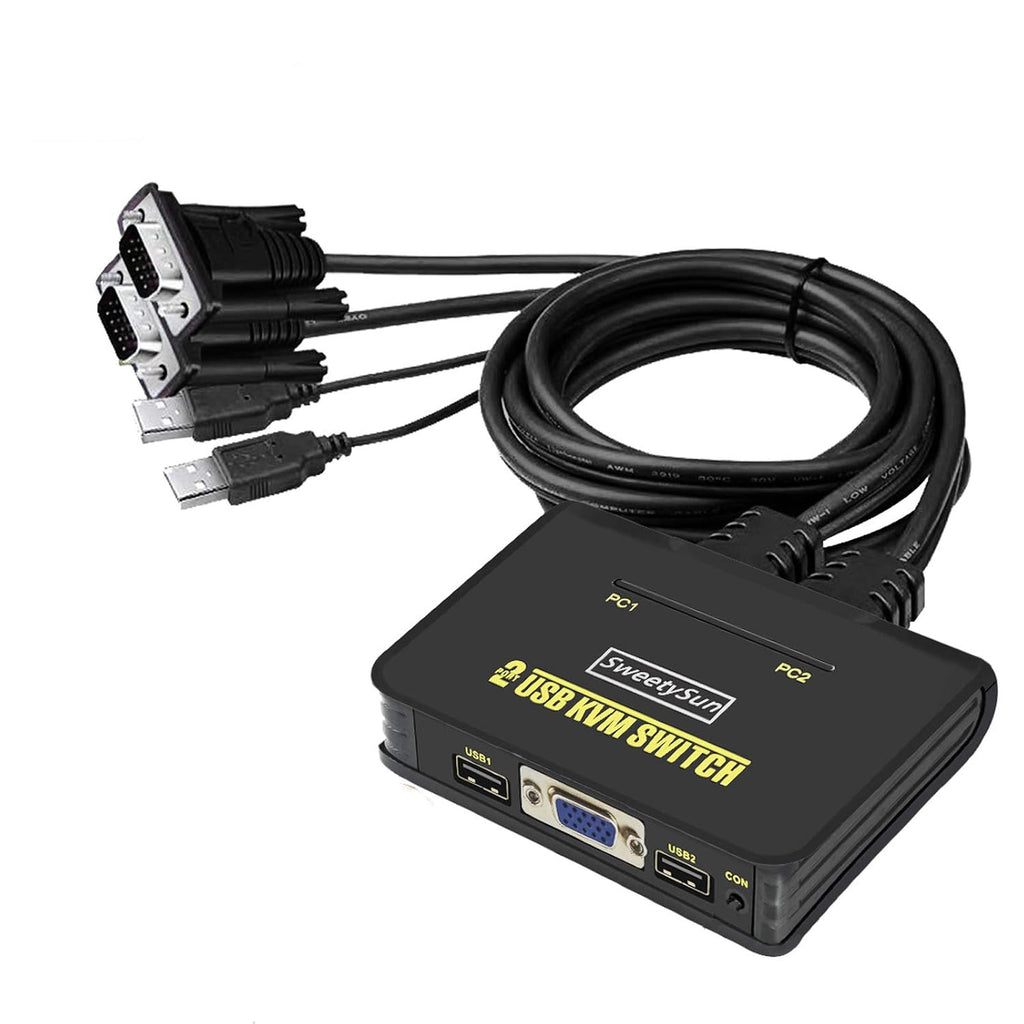 2 Port 4K60Hz USB DP KVM Switch Pack of 2 M487583