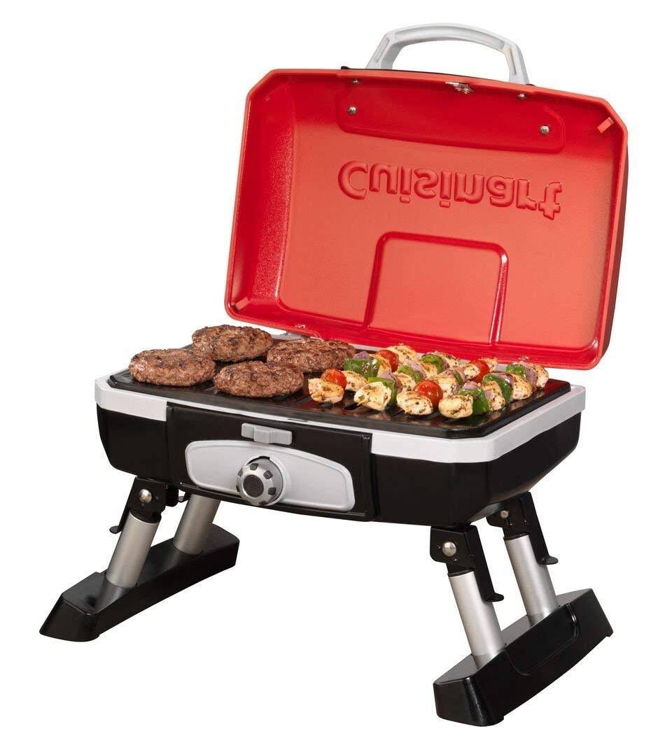 Red Portable Tabletop Gas Grill O54260