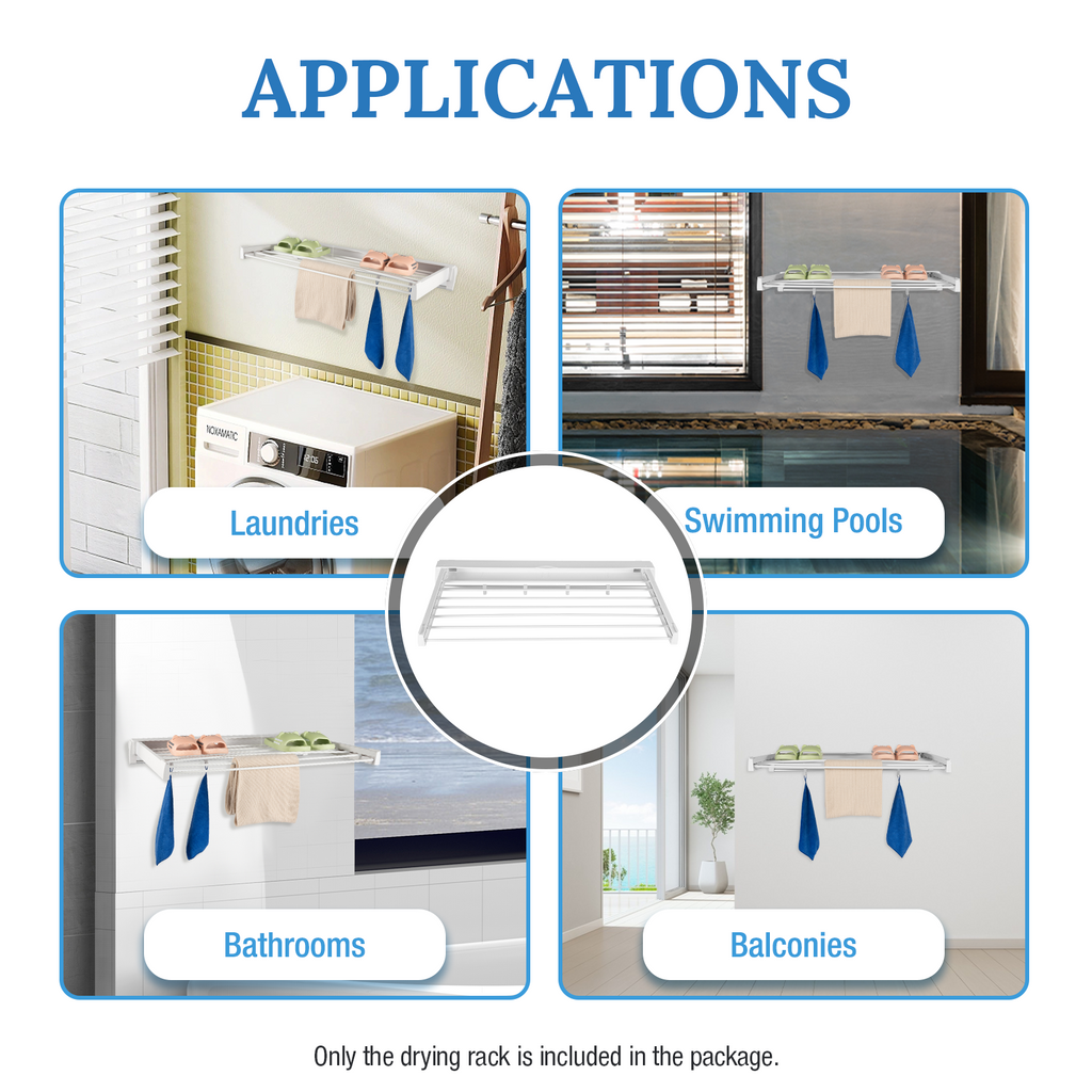Wall Mounted Retractable Drying Rack M522