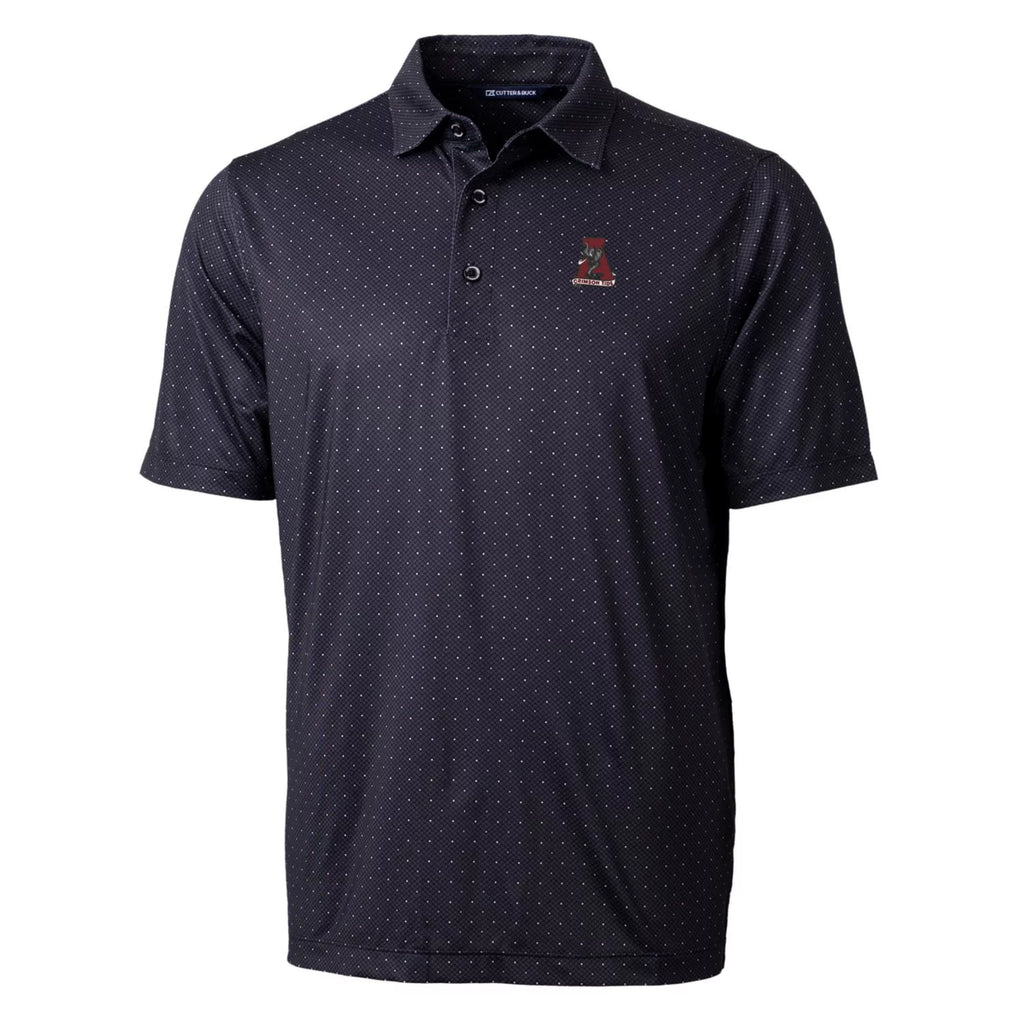 Men's Black Stretch Polo R313