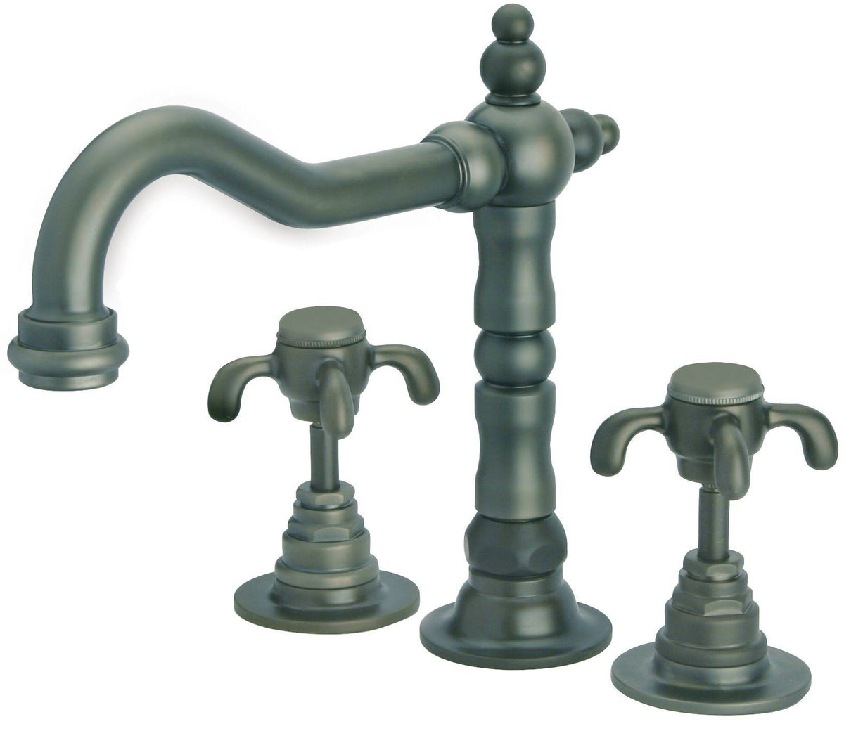 Tuscan Bronze Lavatory Faucet with Cross Handles D240891