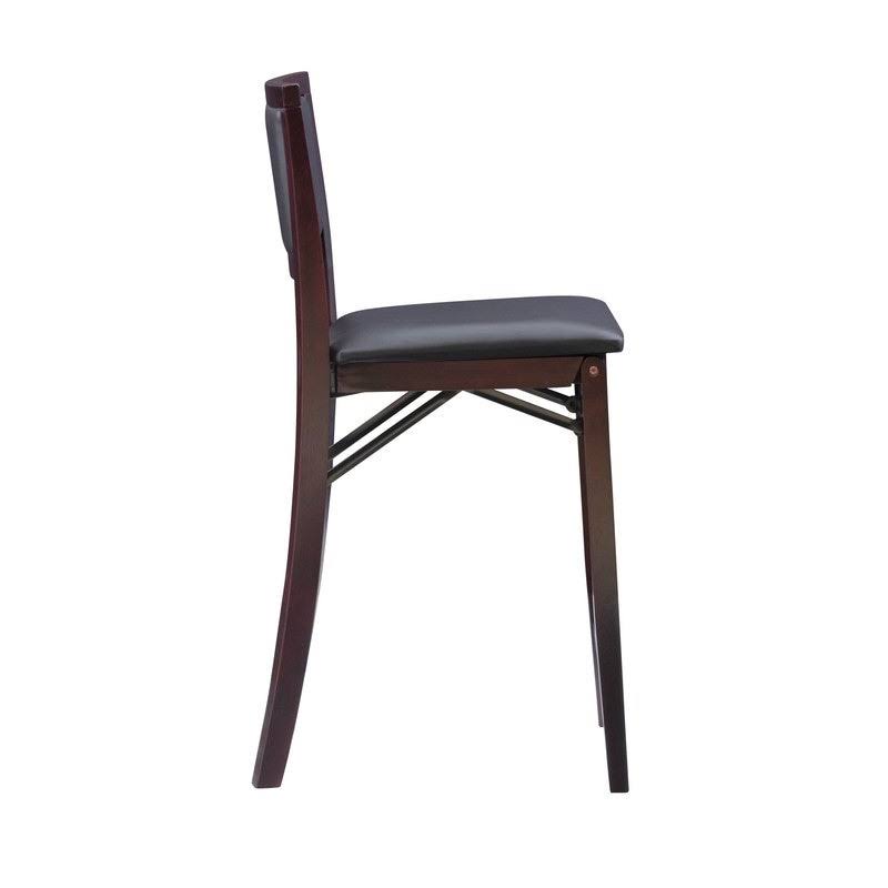 Dark Brown Folding Counter Stool D8154