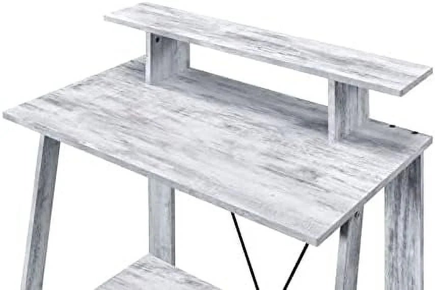 32'' Small Corner Computer Desk with Shelves U442132