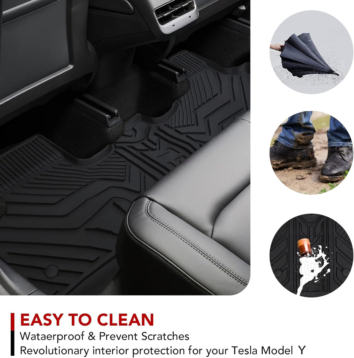 TPE Full Set Floor Mat Cargo Liner Y1960