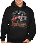 Black Pullover Hoodie Sweater Q17319