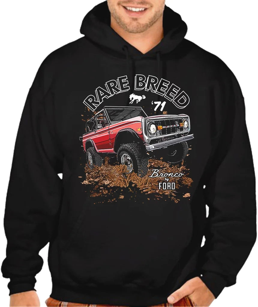 Black Pullover Hoodie Sweater Q17319
