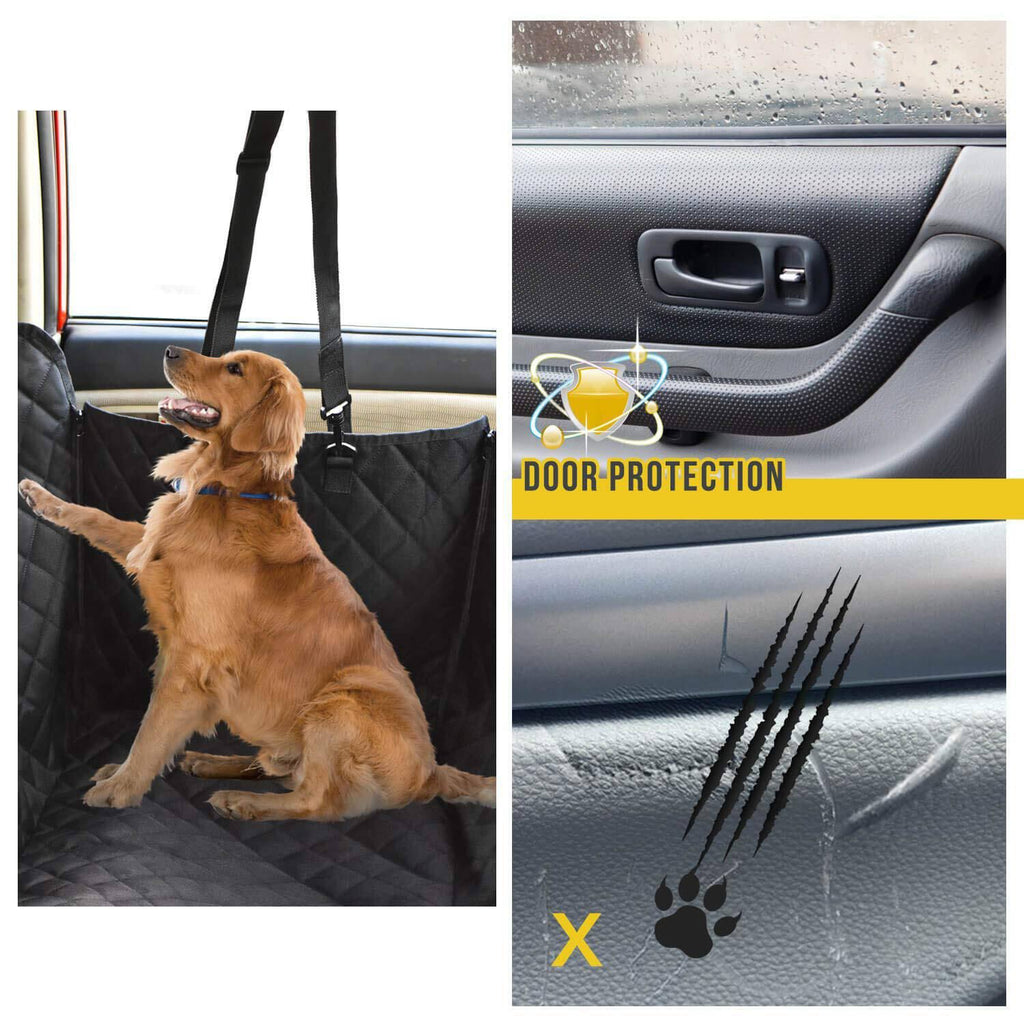 Waterproof Dog Car Seat Cover with Mesh Window Z952